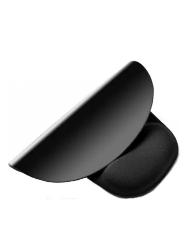 Ewent Alfombrilla Gel con Reposamuñecas Negra