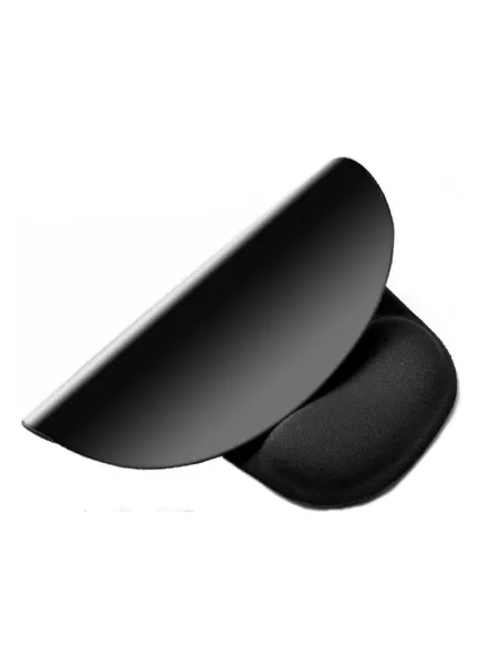 Ewent Alfombrilla Gel con Reposamuñecas Negra