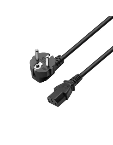 Ewent Cable de Alimentación IEC320 a C13 Macho/Hembra 1.8m Negro