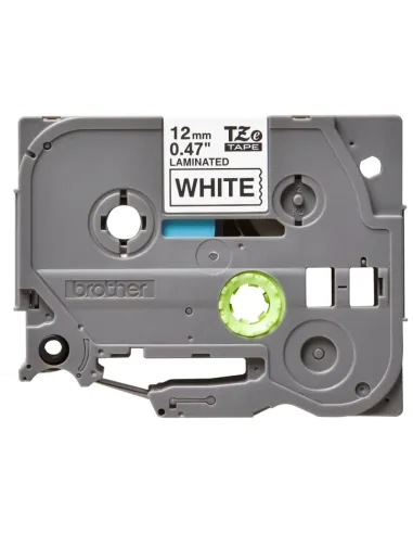 Brother TZE-231 Cinta Negro sobre Blanco 12mm (Original)