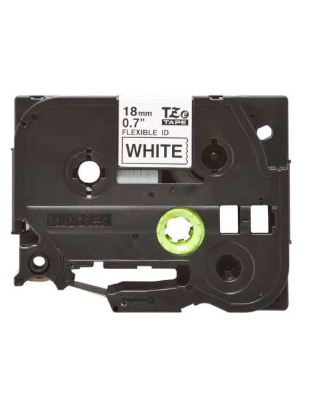 Brother Cinta 18mm Textil Negro/Blanco