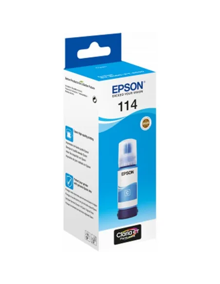 Epson 114 Botella Tinta Ecotank Cian 70ml