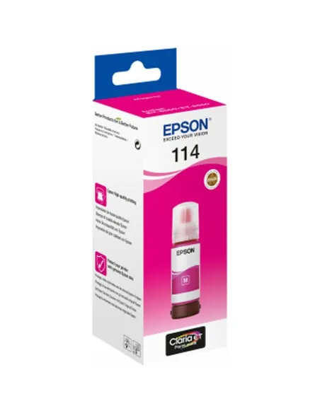 Epson 114 Botella Tinta Ecotank Magenta 70ml