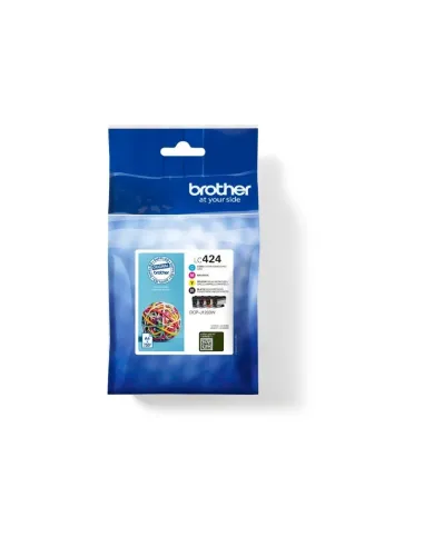 Brother LC424VAL Multipack 4 Cartuchos de Tinta Negro/Cian/Magenta/Amarillo