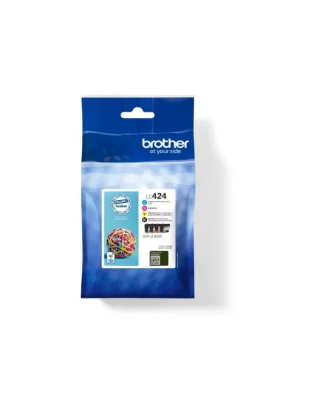 Brother LC424VAL Multipack 4 Cartuchos de Tinta Negro/Cian/Magenta/Amarillo