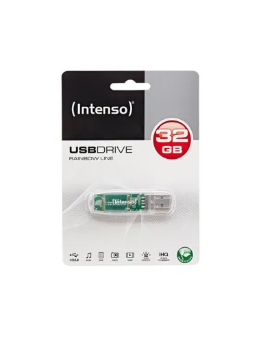 Intenso Rainbow Line 32GB USB 2.0 Transparente