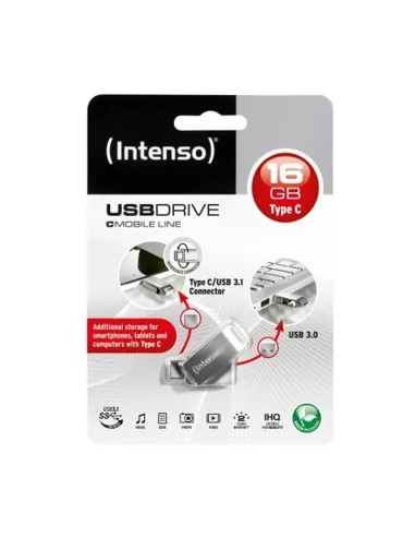 Intenso cMobile 16GB USB 3.1/USB-C Plata