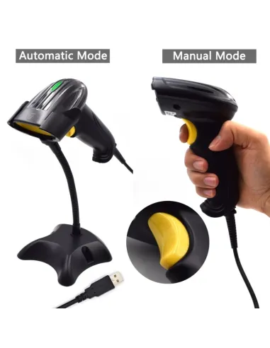 Ewent EW3400 Lector Código de Barras Laser 1D USB