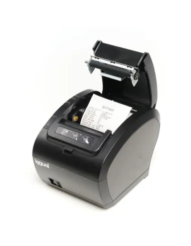 Iggual TP8002 Impresora de Tickets Térmica USB + Ethernet Negra