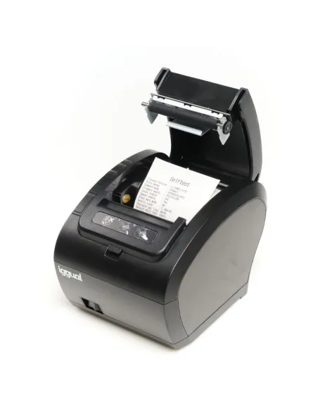 Iggual TP8002 Impresora de Tickets Térmica USB + Ethernet Negra
