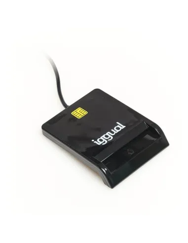 Iggual IGG316740 Lector de Tarjeta Magnética USB Negro