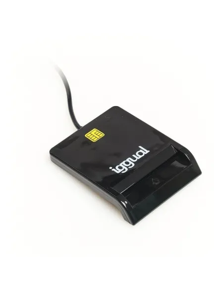 Iggual IGG316740 Lector de Tarjeta Magnética USB Negro