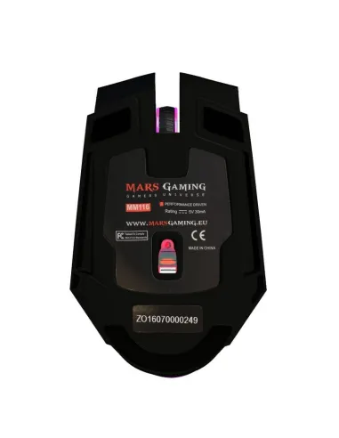 Mars Gaming MM116 Ratón 3200 DPI Negro