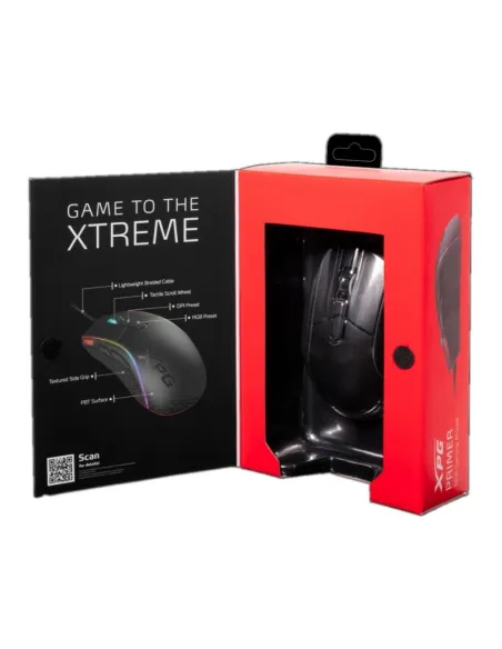 Adata XPG 75260144 Primer Ratón Gaming 12000DPI Negro