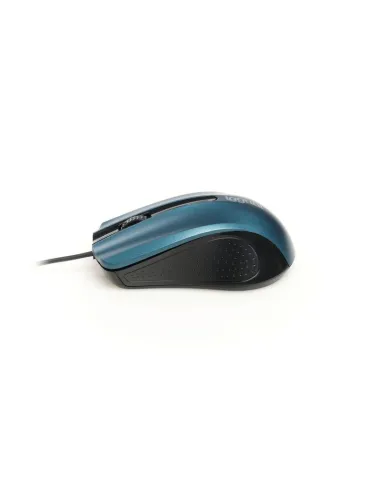 iggual IGG317549 Com-Ergonomic-RL Ratón Óptico 800DPI Azul