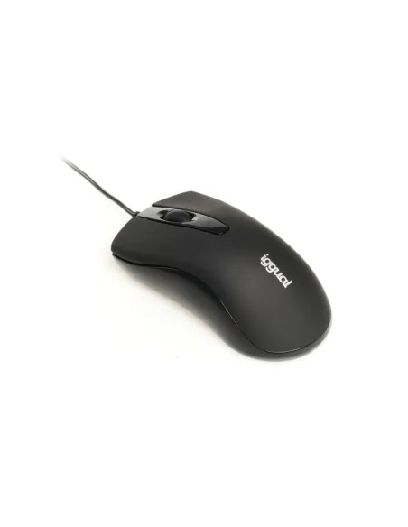 iggual IGG317648 COM-BUSINESS-1200DPI Ratón Óptico Negro