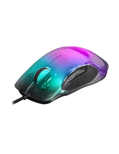 Mars Gaming MMGLOW Raton Gaming RGB 12800DPI Negro