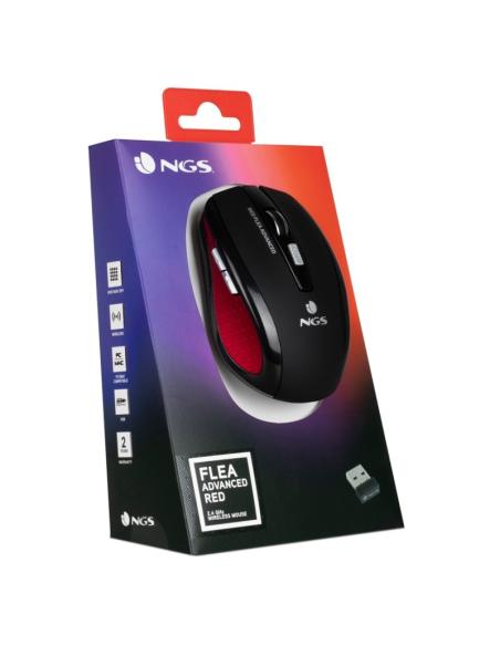 NGS REDFLEADVANCED Ratón Inalámbrico 1600DPI