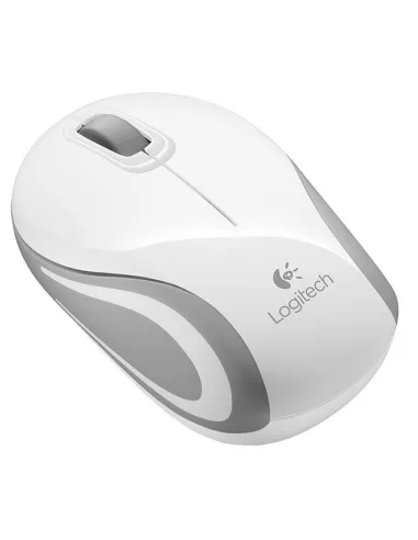 Logitech M187 Ratón Inalámbrico Mini Blanco