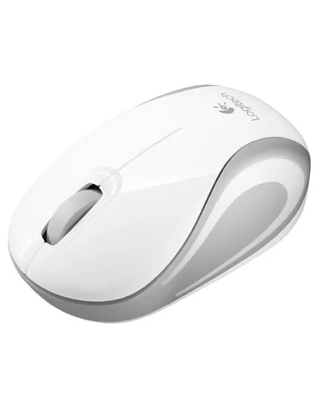 Logitech M187 Ratón Inalámbrico Mini Blanco