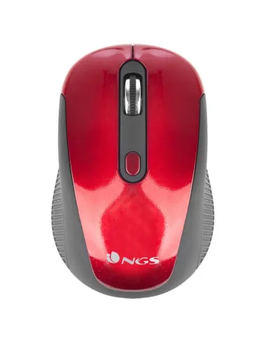 NGS HAZE Ratón Inalámbrico 800/1600 DPI Rojo