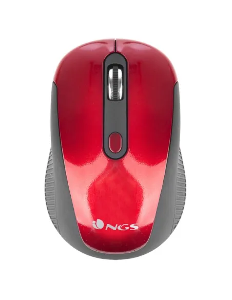 NGS HAZE Ratón Inalámbrico 800/1600 DPI Rojo
