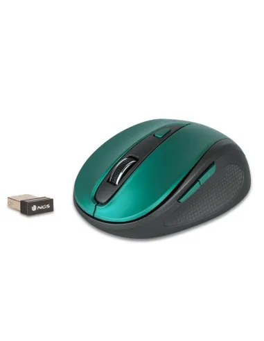 NGS Evo Mute Blue Ratón Inalámbrico Azul