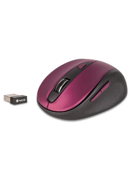NGS Evo Mute Purple Ratón Inalámbrico Púrpura
