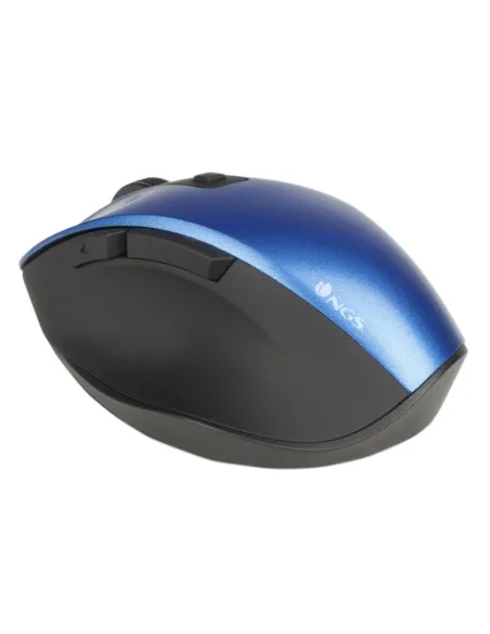 NGS Bow Mini Ratón Inalámbrico 1600DPI Azul