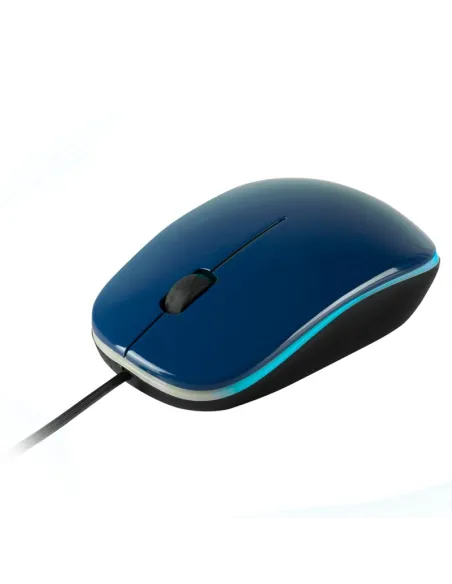 NGS Addict Blue Ratón Óptico USB 1000DPI Azul