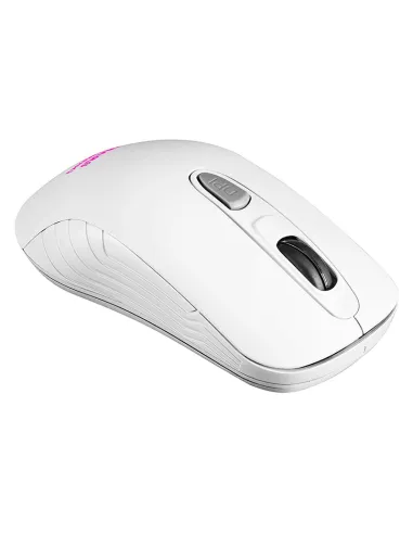 Mars Gaming MMW2 Ratón Gaming Inalámbrico RGB 3200 DPI Blanco