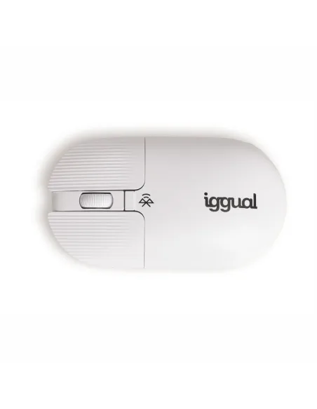 iggual YANG-1600DPI Ratón Bluetooth Blanco