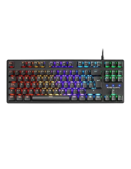 Mars Gaming MKXTKL Teclado Mecánico Gaming RGB Switch Azul