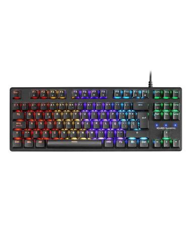 Mars Gaming MKXTKLRES Teclado Mecánico Gaming RGB Switch Rojo