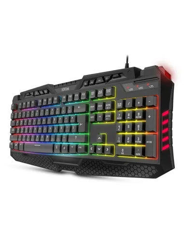 Krom Kyra Teclado Gaming Retroiluminado Negro