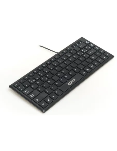 Iggual TKL Slim Teclado USB Negro