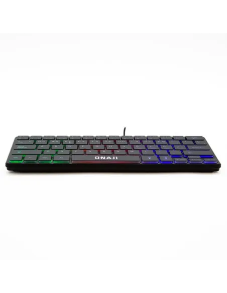 Onaji KII RGB Teclado 60% Gaming Negro