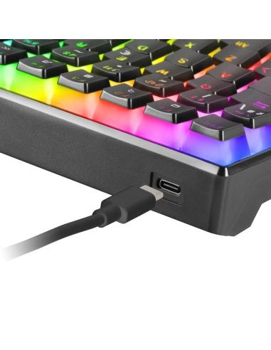 Mars Gaming MKULTRABRES Teclado Mecánico Negro Switch Marrón