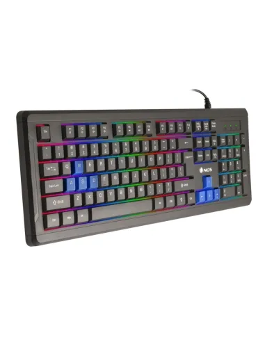 NGS GKX-305 Teclado Gaming con Luces LED y Teclas Multimedia