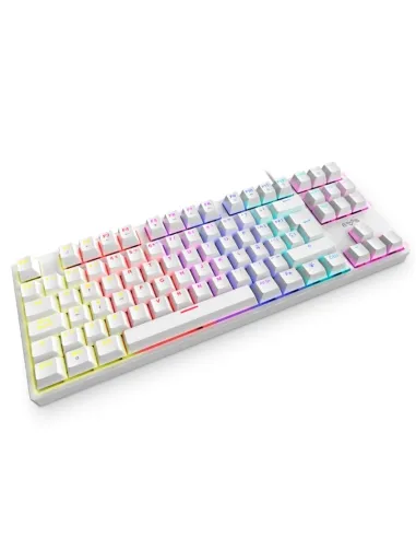 Energy Sistem 453313 ESG K7 Silent-Ninja Teclado Mecánico Gaming RGB Switch Red Blanco