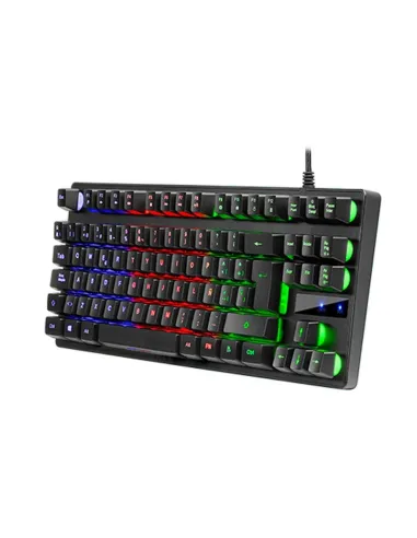 Mars Gaming MK02 TKL Teclado Gaming Híbrido RGB Rojo/Negro