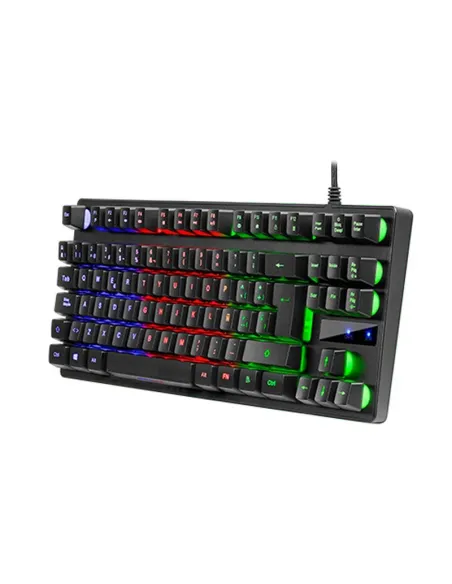 Mars Gaming MK02 TKL Teclado Gaming Híbrido RGB Rojo/Negro