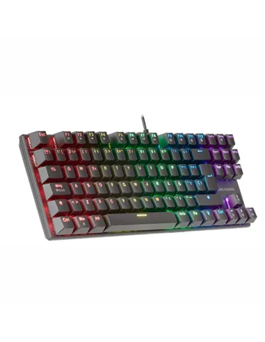 Mars Gaming MK80 Teclado Mecánico Negro FRGB Switch Azul Layout Español