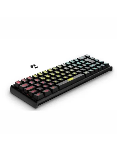 Energy Sistem 454846 Gaming ESG K4 Kompact Teclado Gaming Inalámbrico RGB