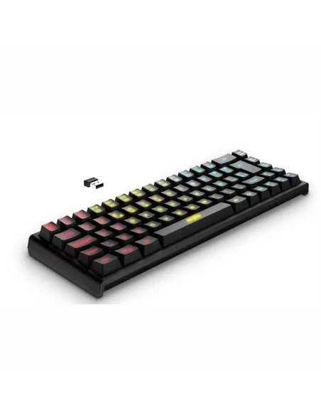 Energy Sistem 454846 Gaming ESG K4 Kompact Teclado Gaming Inalámbrico RGB