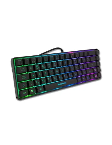 CoolBox DeepGaming TM065 Mini Teclado Gaming RGB Negro