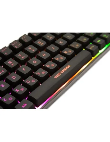 CoolBox DeepGaming TM065 Mini Teclado Gaming RGB Negro