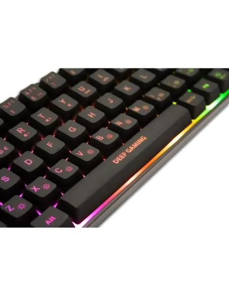 CoolBox DeepGaming TM065 Mini Teclado Gaming RGB Negro