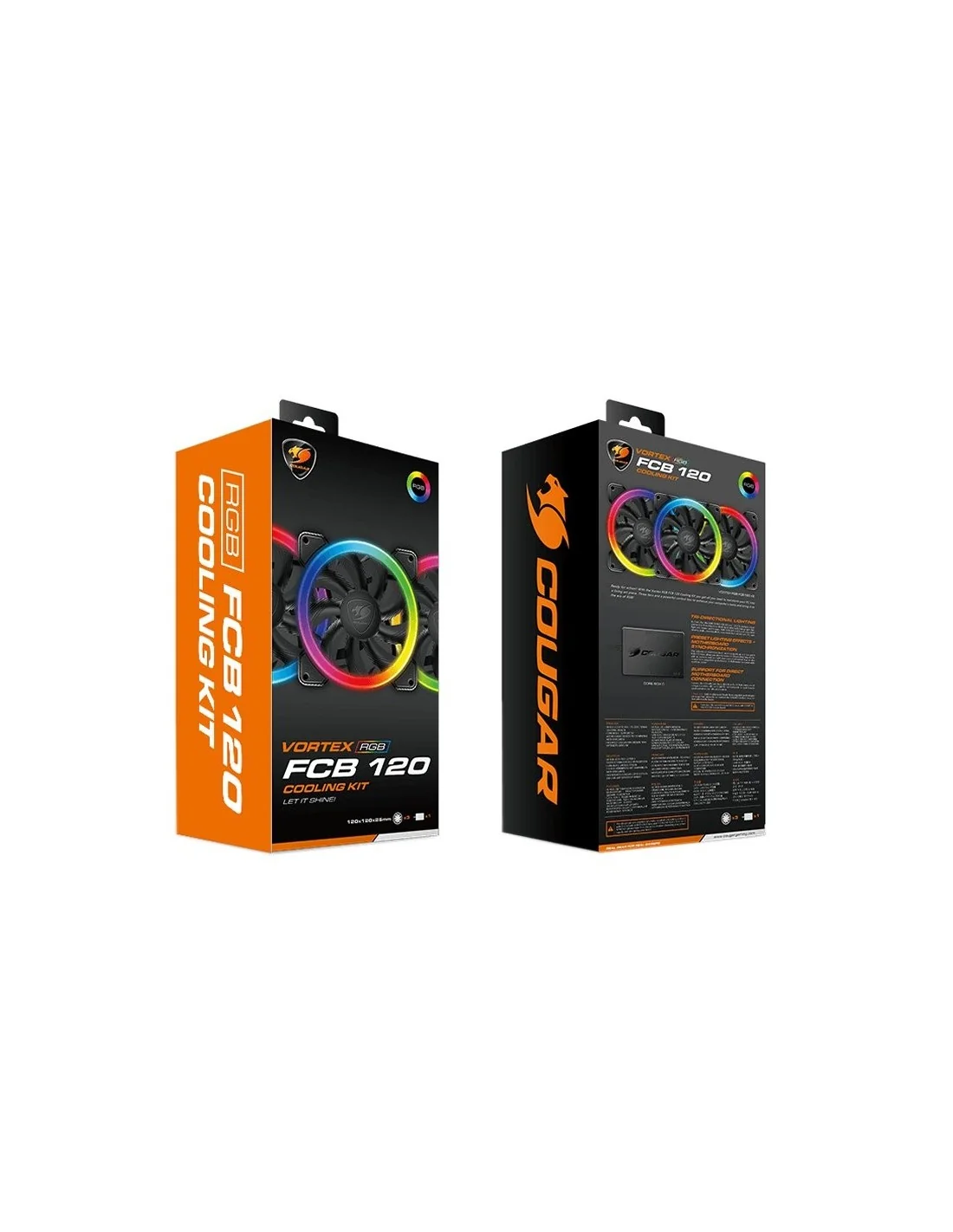 Cougar Vortex FCB 120 RGB Cooling Kit + Controlador