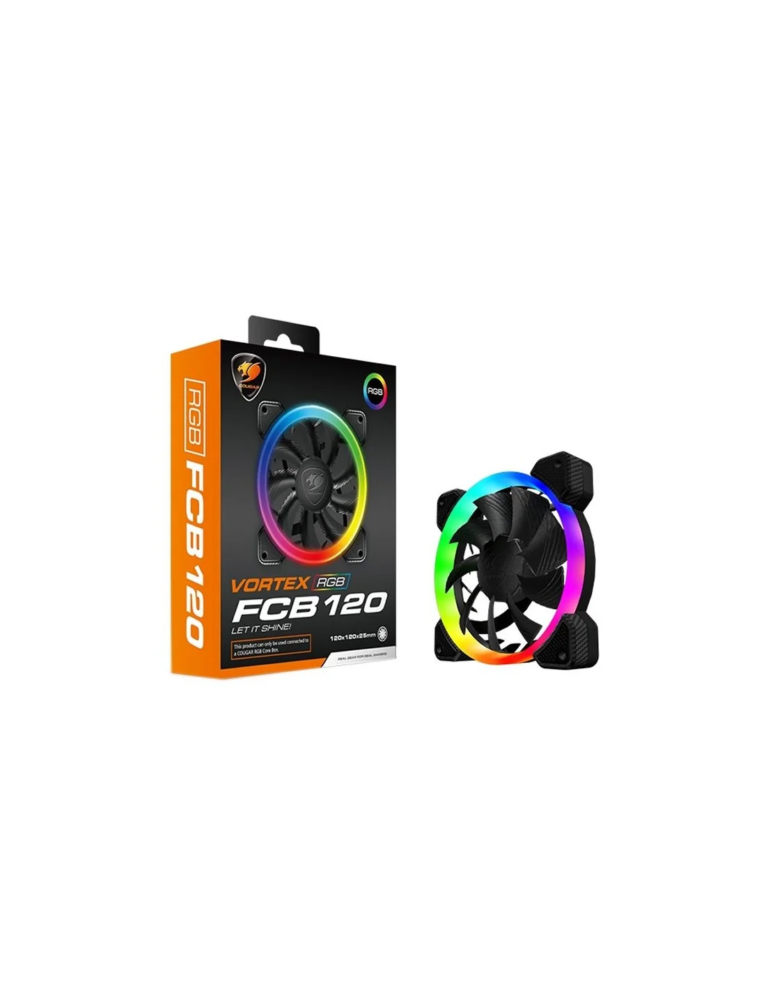 Cougar Vortex FCB 120 RGB Ventilador Suplementario